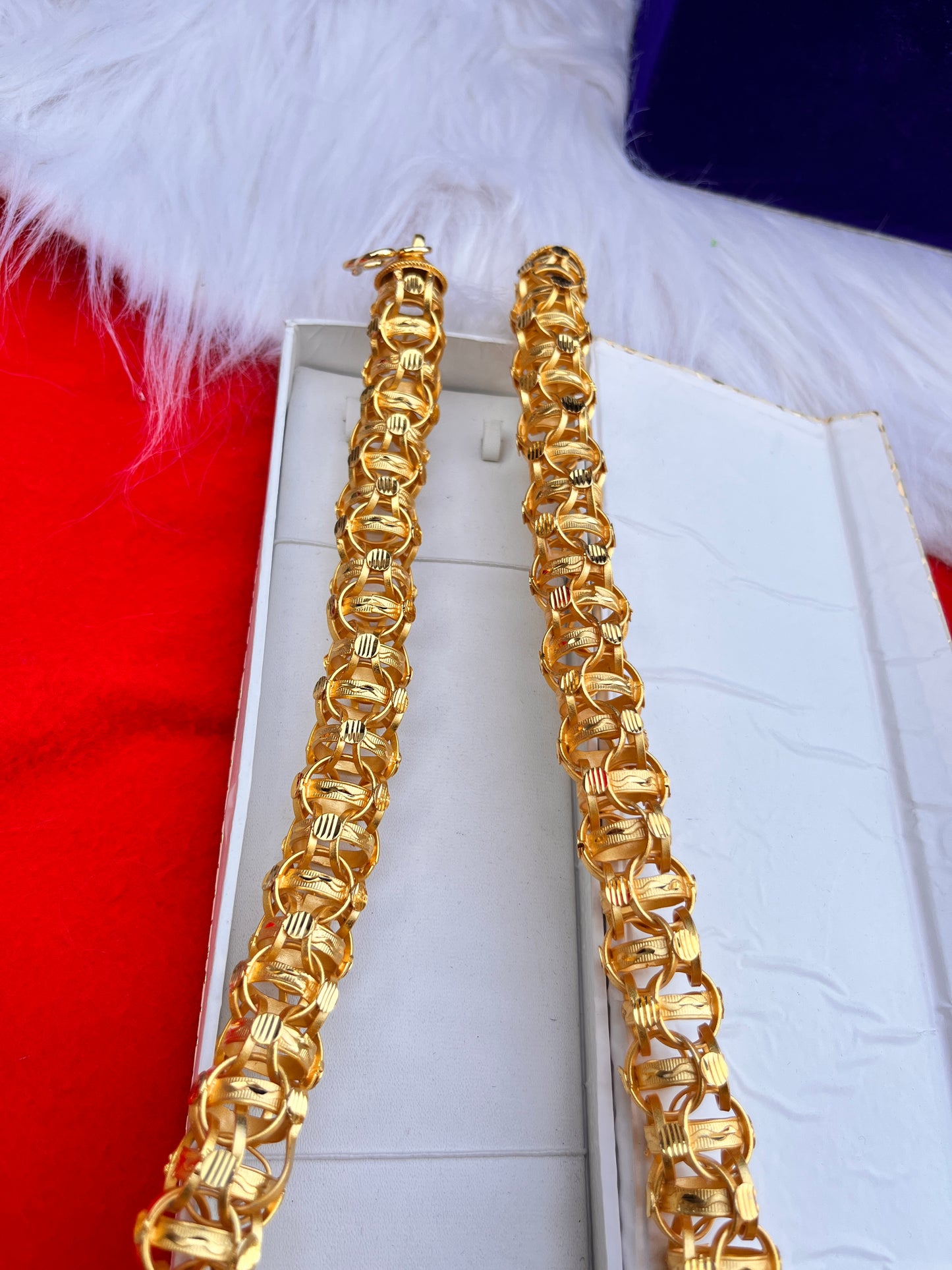 Men's one gram gold Heavy Premium Chain
