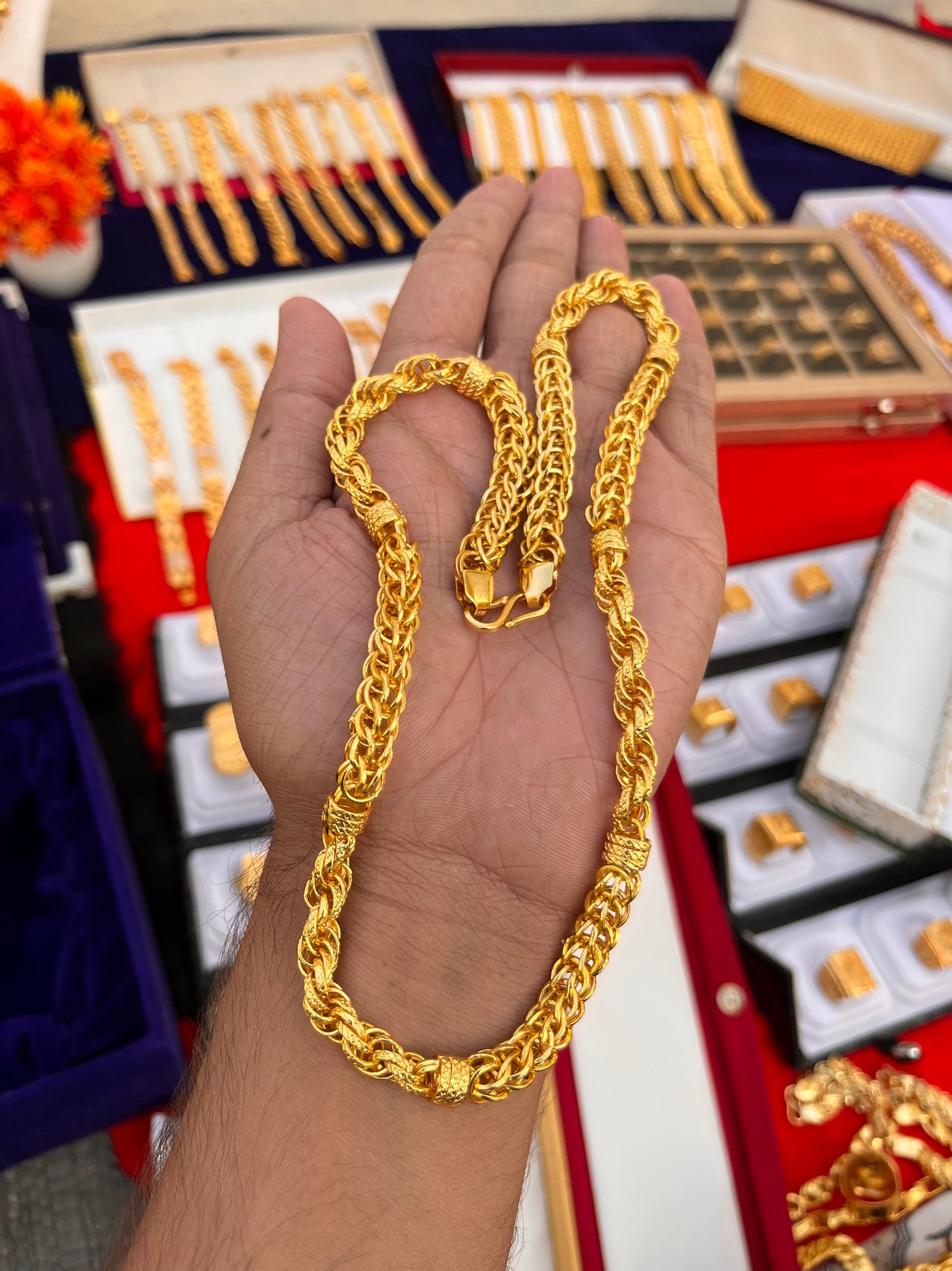 one gram gold plated indo jigjeg premium chain