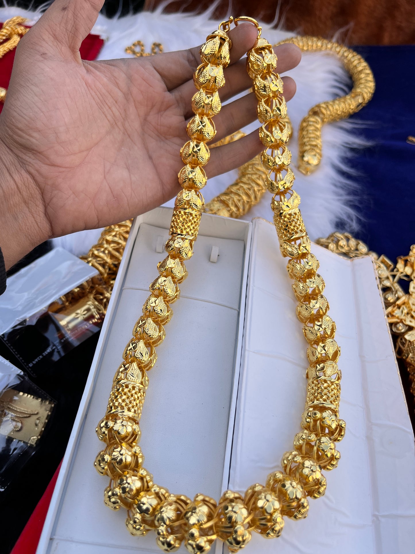 Men's one gram gold Heavy Design Chain
