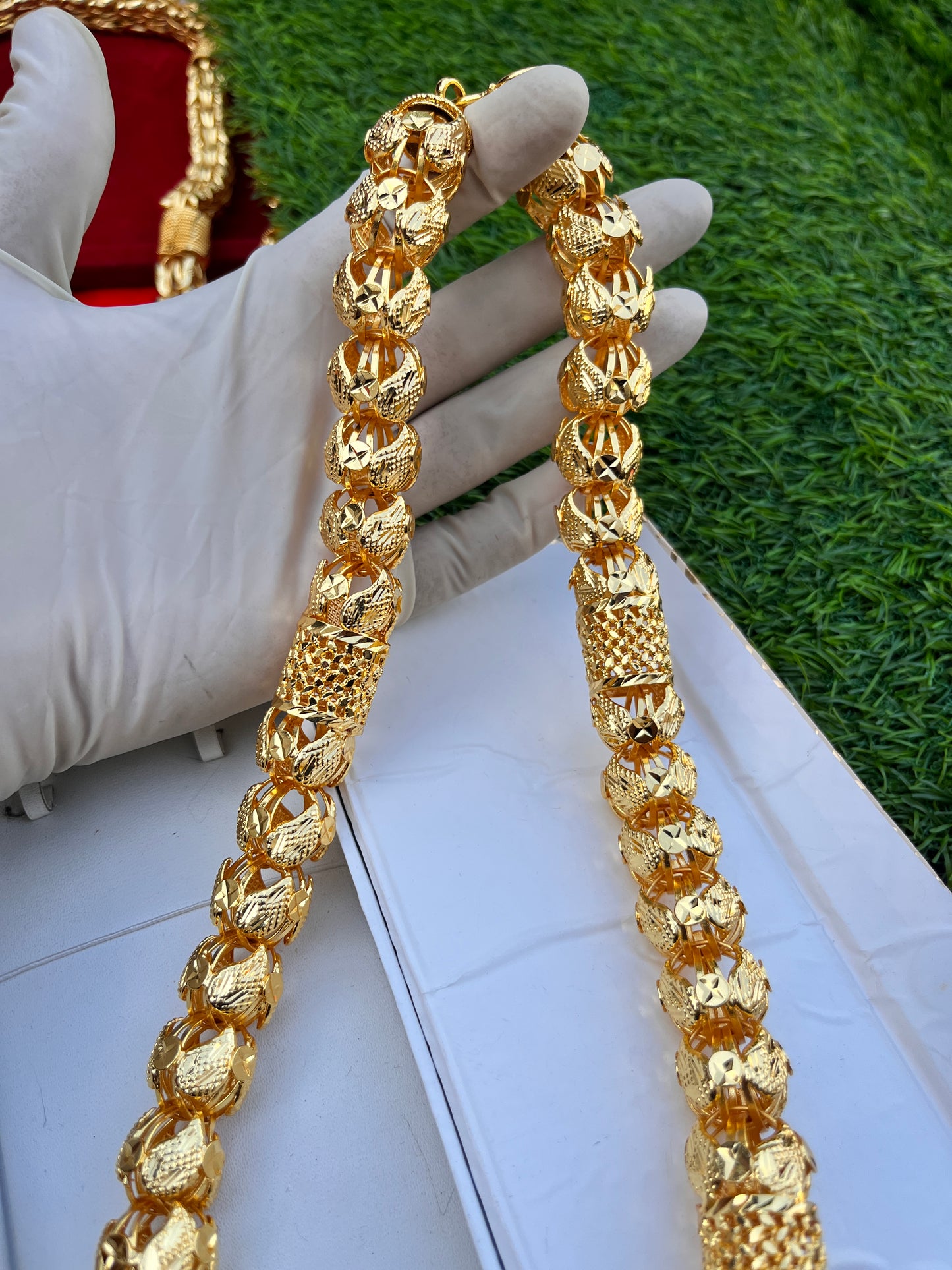 Men's one gram gold Heavy Premium Chain