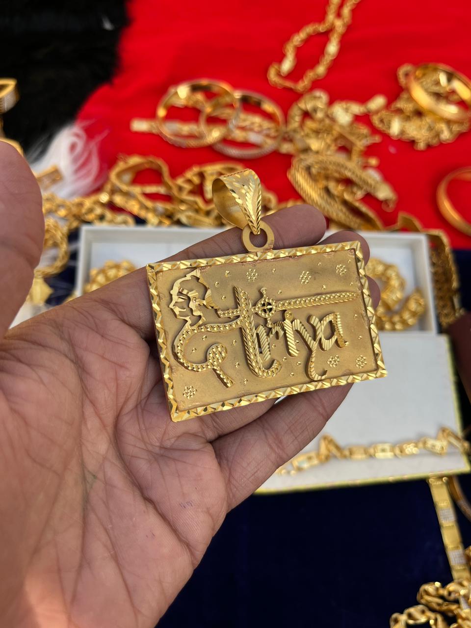 one gram gold Shatriya Big Pendent