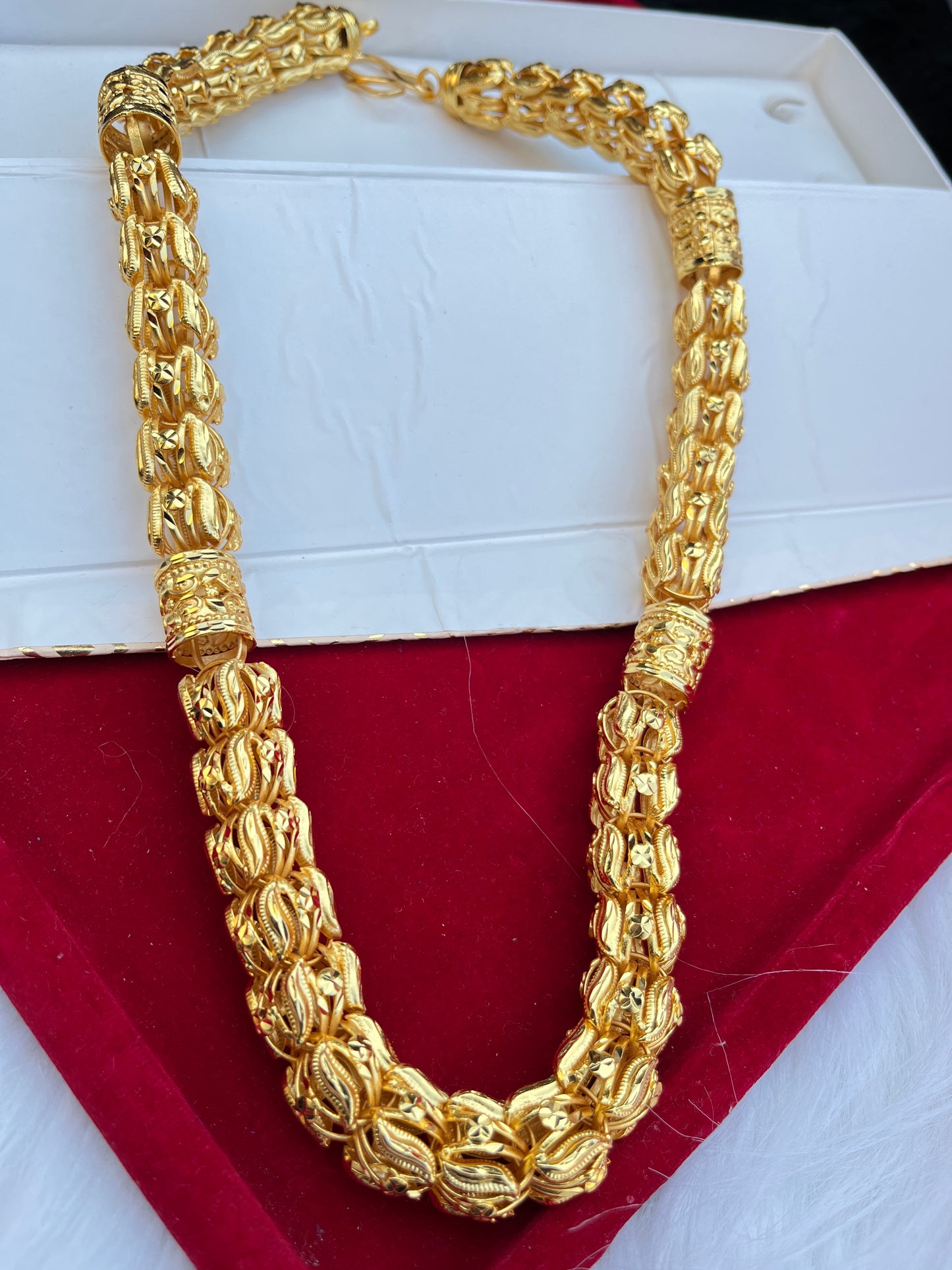 Men's one gram gold Heavy Design Chain
