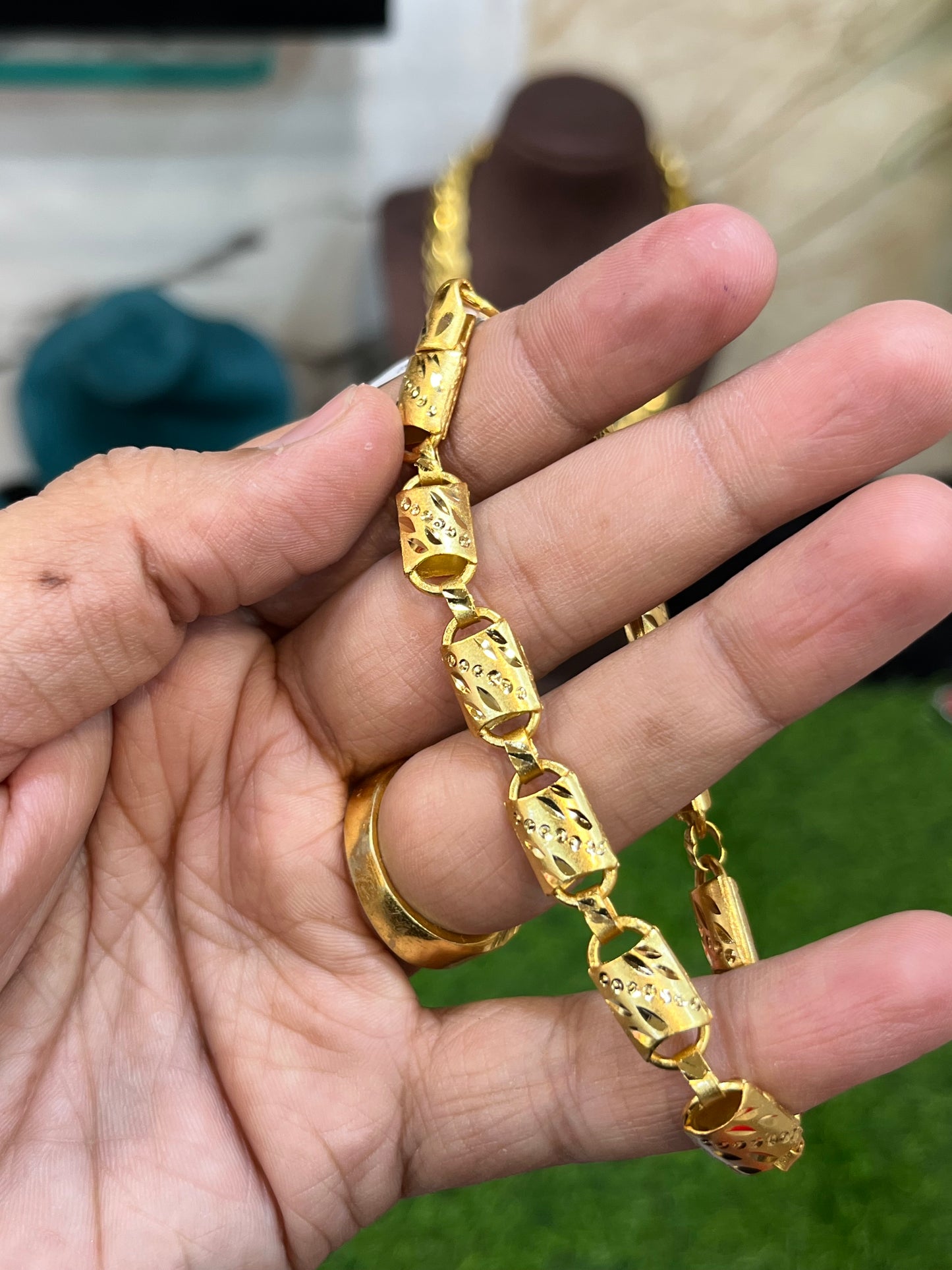 one gram gold plated navabi salang design bracelet