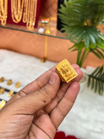 One gram gold plated styamev jayte ring