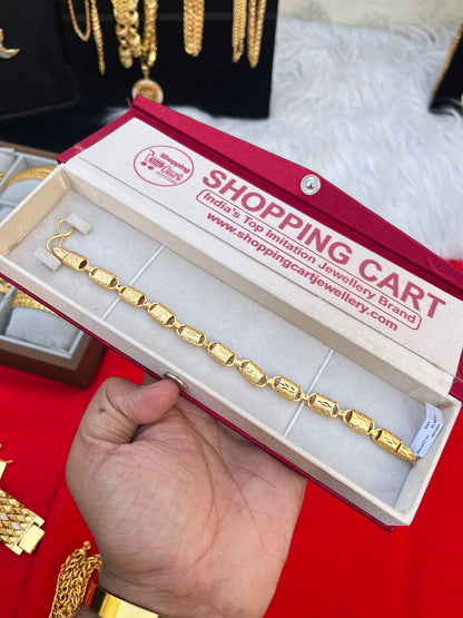 one gram gold plated premium bracelet