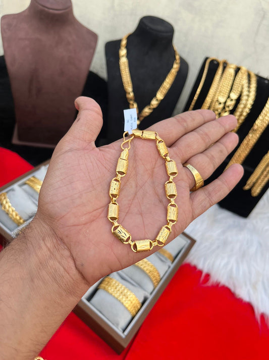 one gram gold plated premium bracelet