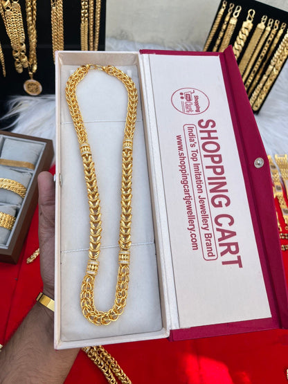 one gram gold daimond salang heavy deisgn chain