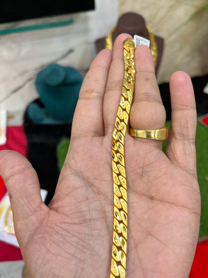 One gram gold plated premium smooth bracelet