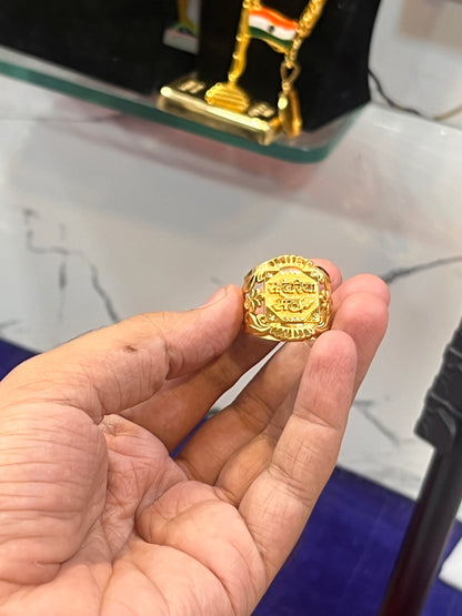 one gram gold plated sanwariya seth design ring