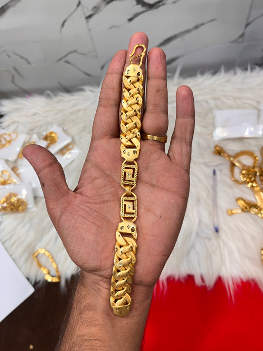 one gram gold plated navabi gudik design bracelet