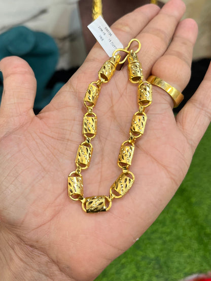 one gram gold plated navabi salang design bracelet