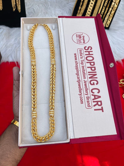 one gram gold daimond salang heavy deisgn chain