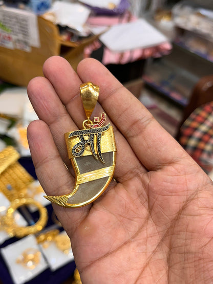 One gram gold neals maa design pandent