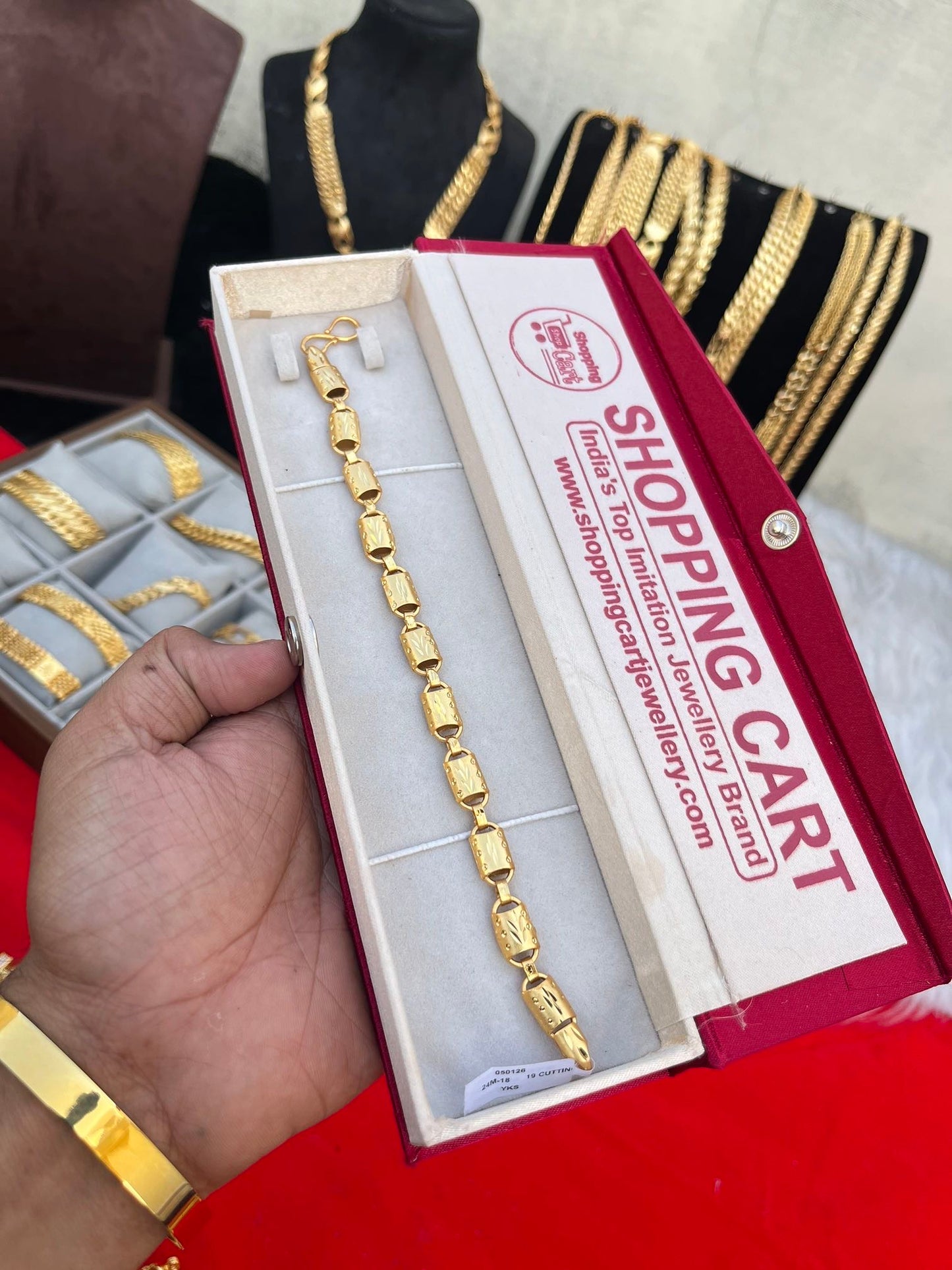 one gram gold plated premium bracelet