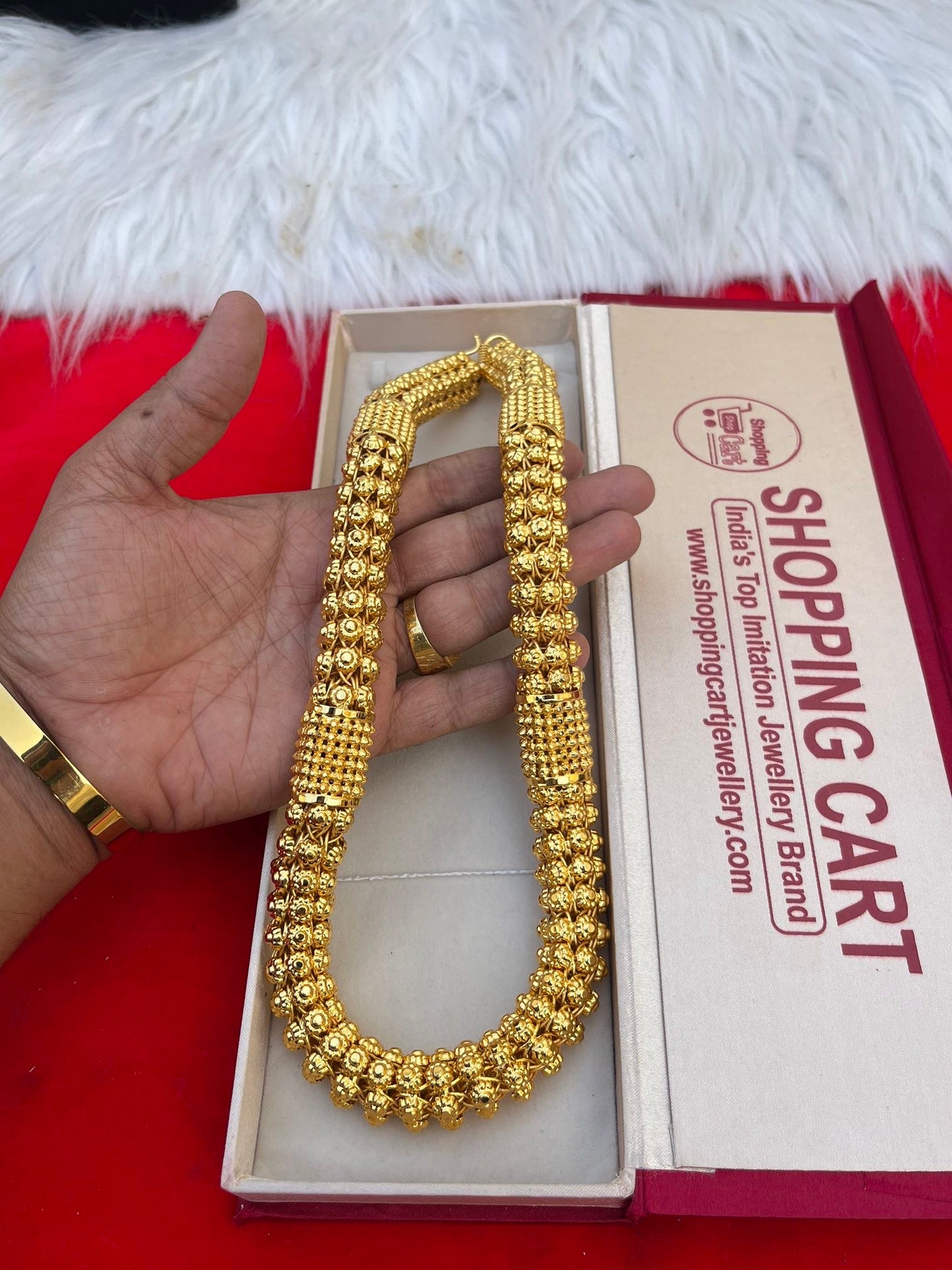 one gram gold heavy fully brodness design chain