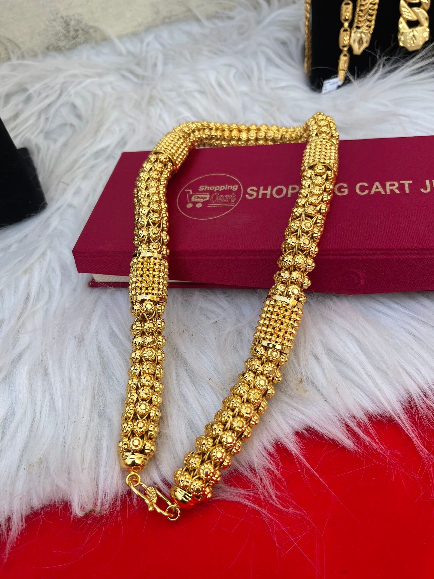 one gram gold heavy fully brodness design chain