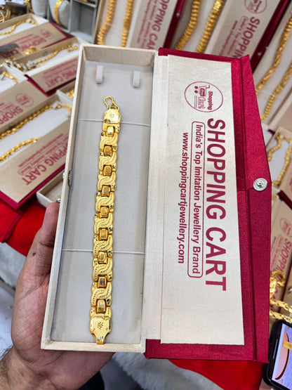 One gram gold plated premium bracelet
