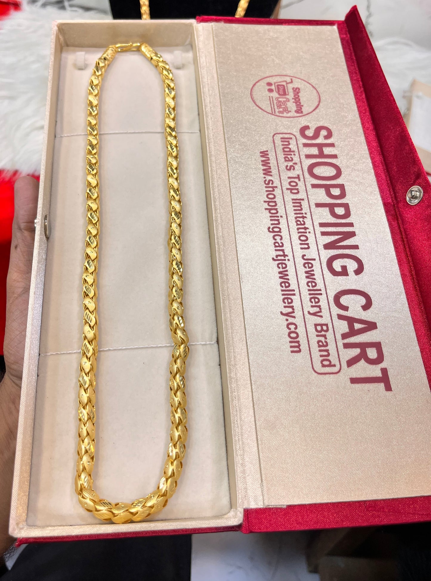 one gram gold plated golfy design chain