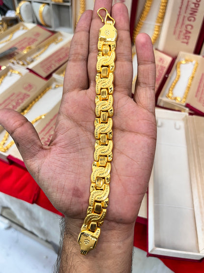 One gram gold plated premium bracelet