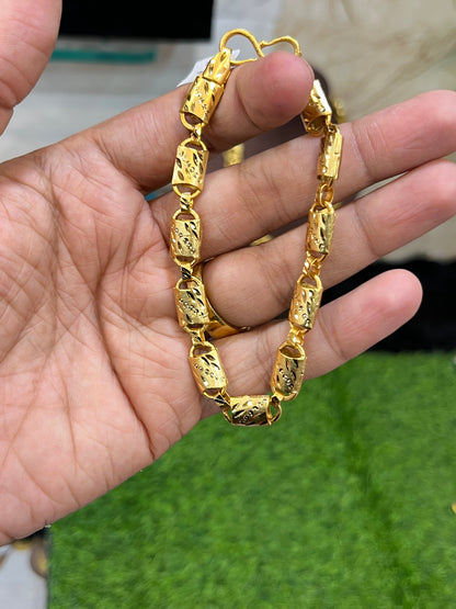 one gram gold plated navabi salang design bracelet