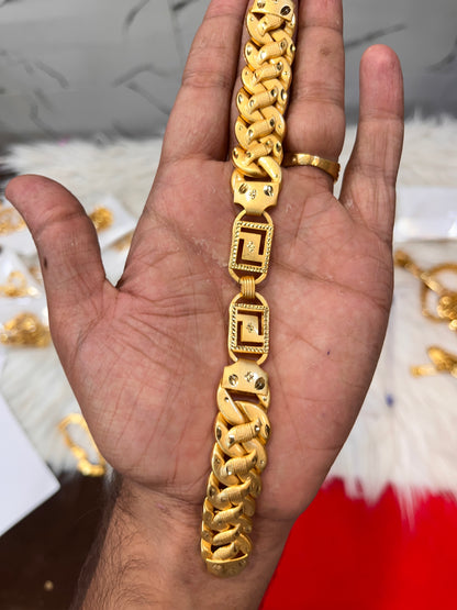 one gram gold plated navabi gudik design bracelet