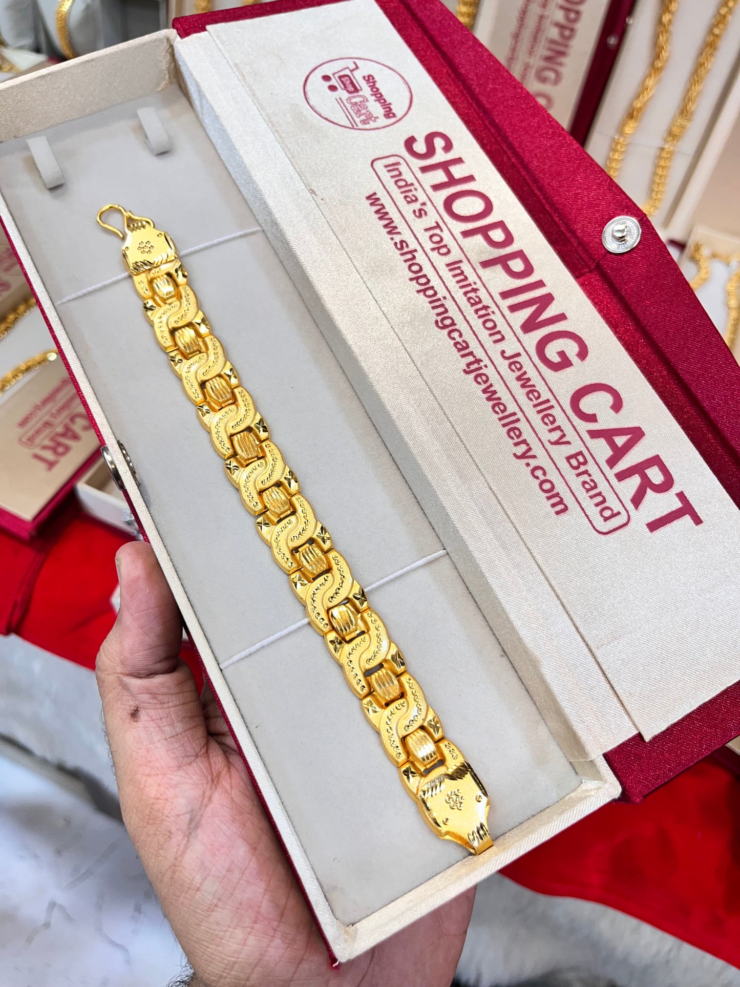 One gram gold plated premium bracelet