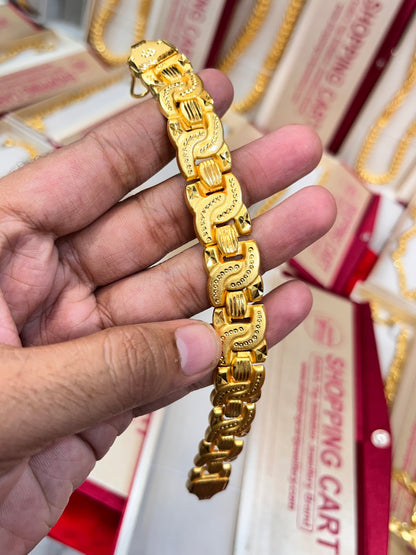 One gram gold plated premium bracelet