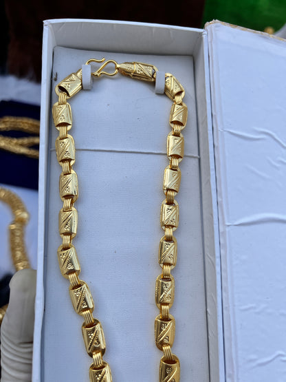 One gram gold plated premium od navabi design chain
