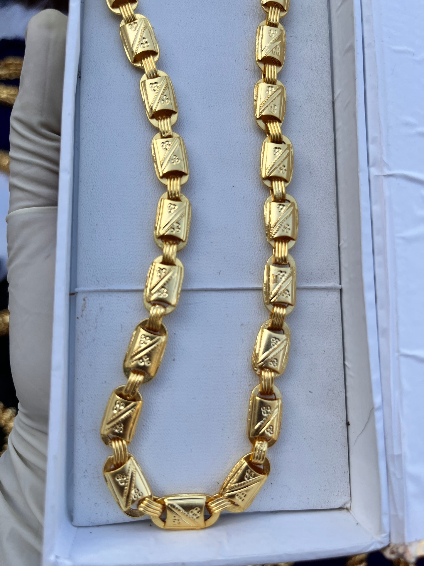 One gram gold plated premium od navabi design chain