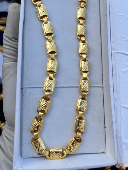 One gram gold plated premium od navabi design chain