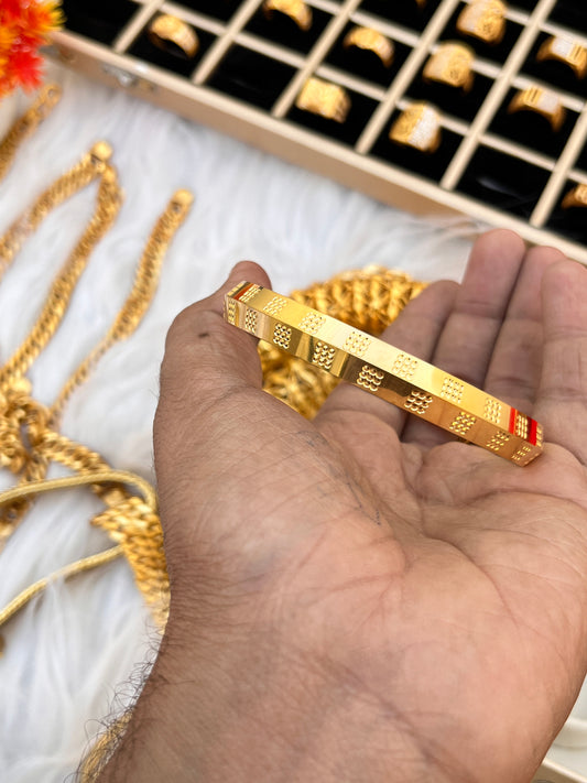 one gram gold premium nakshi design kada