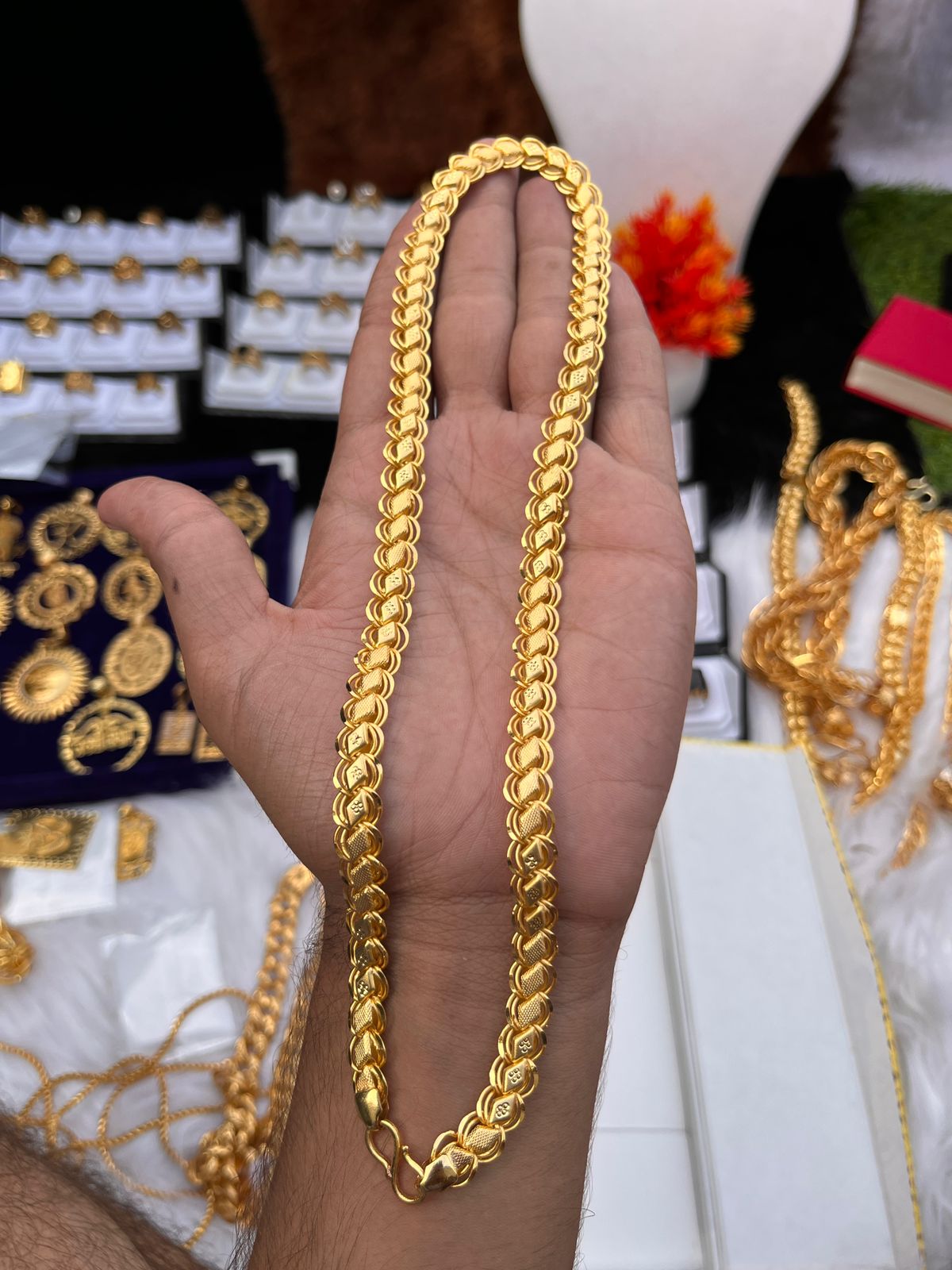 Men's Gold Plated Premium Lautos design chain