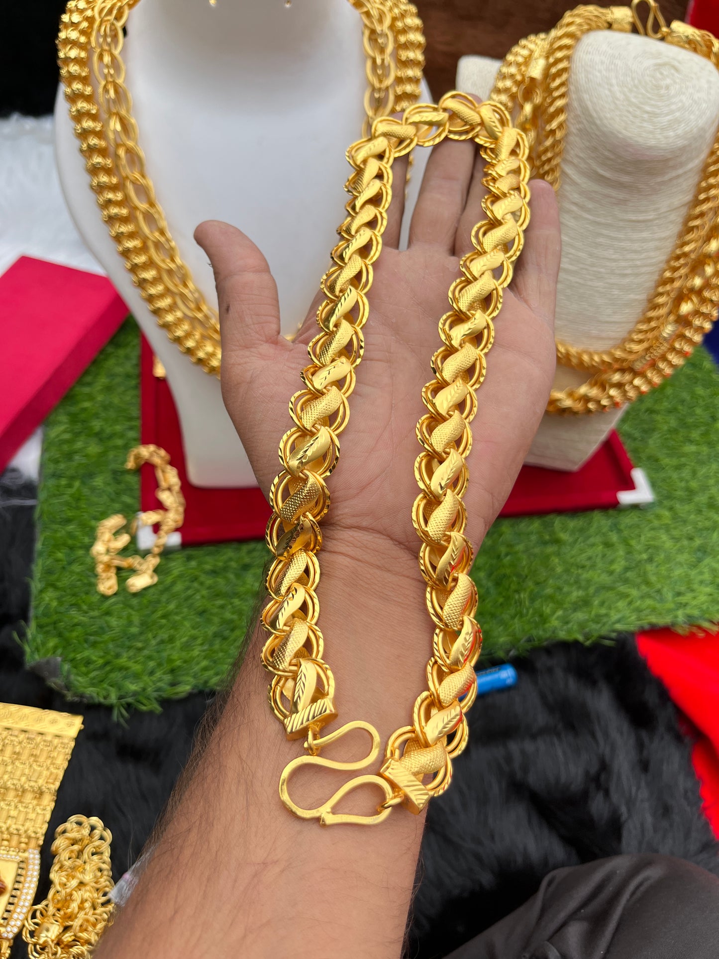 Men's Gold Plated Loutos Heavy Chain