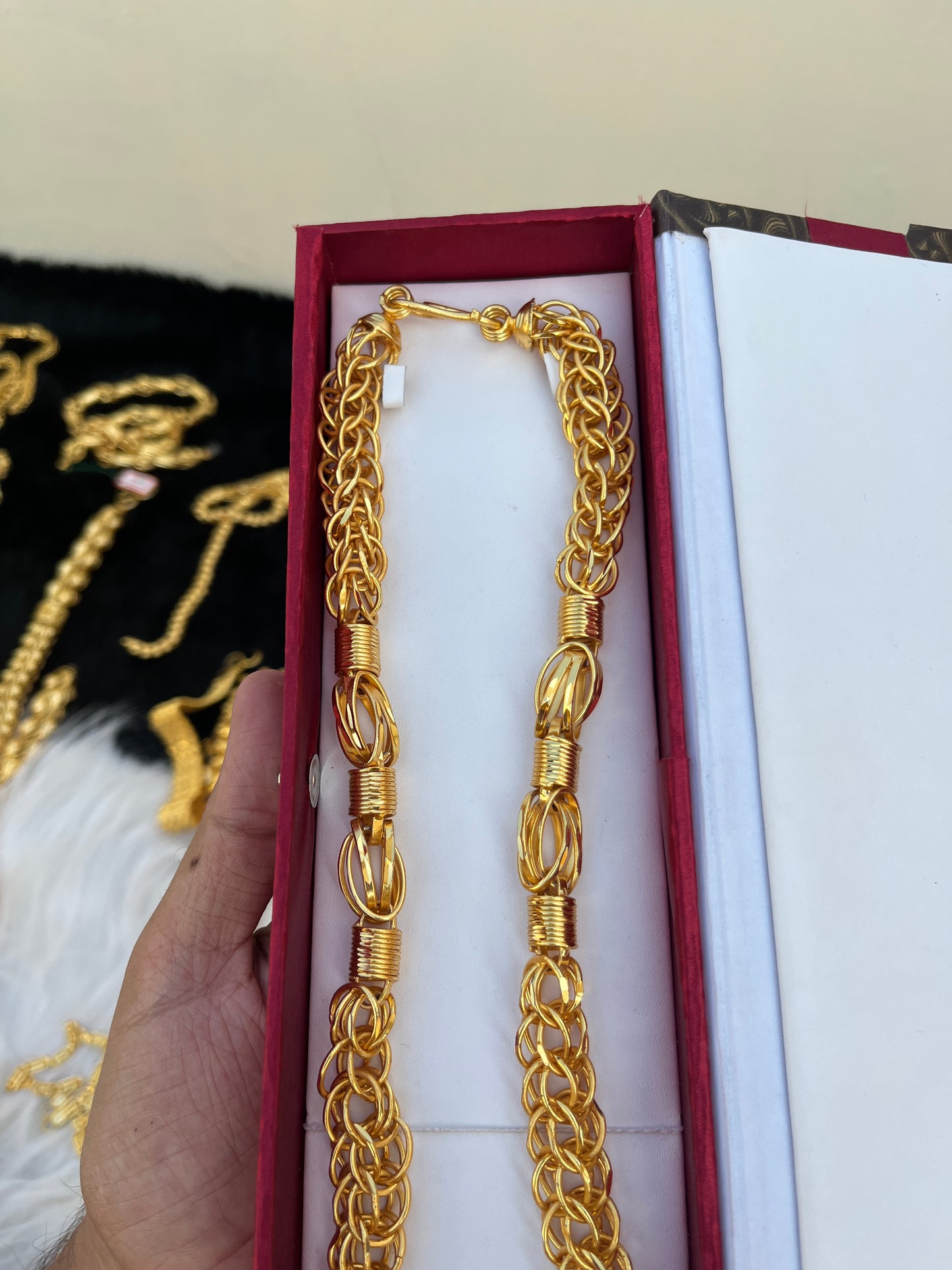 Gold Plated Heavy Design Chain Like Goldman