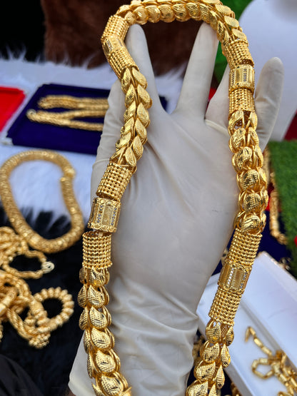 Men's Gold Plated Heavy Daimond Chain