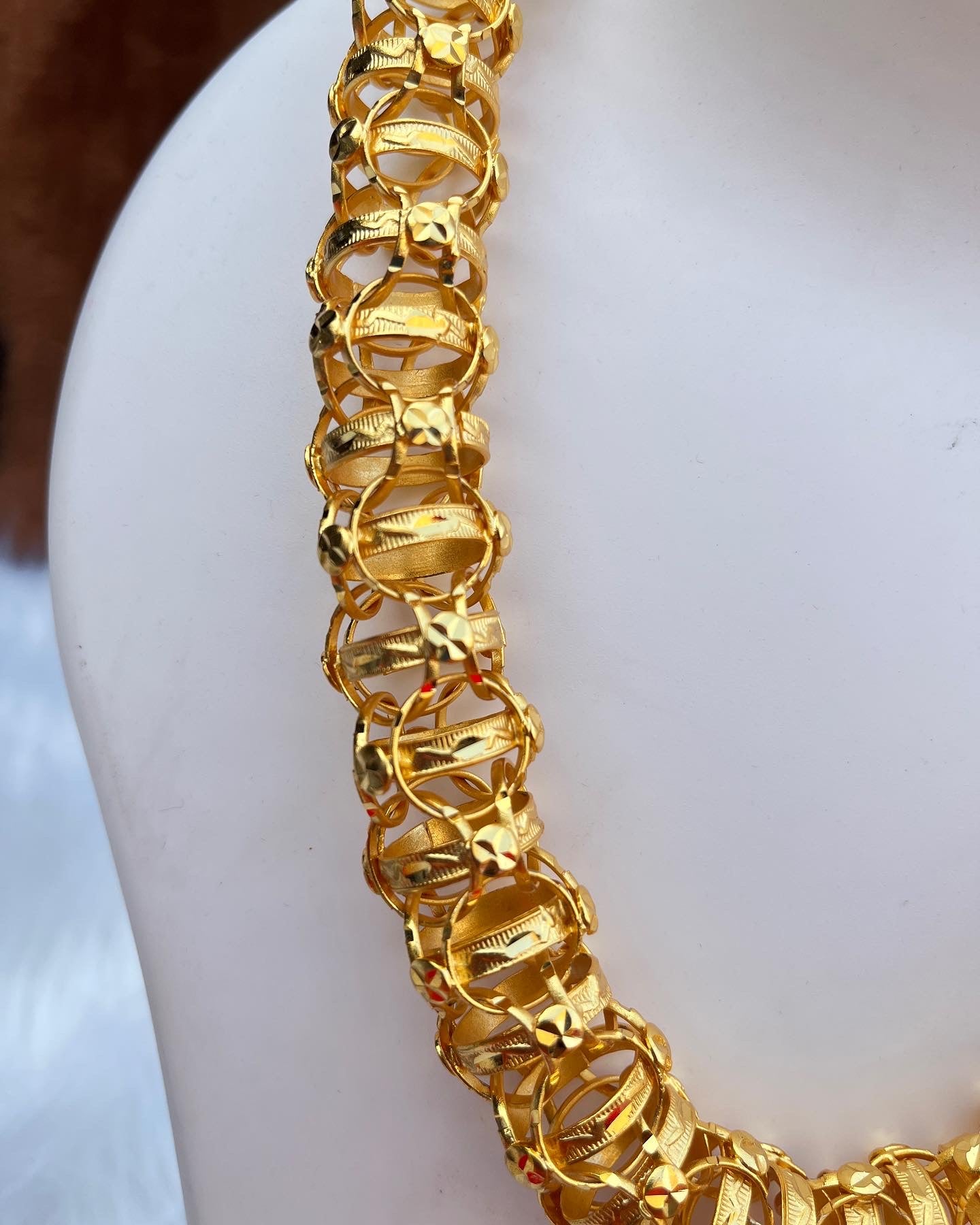 Gold Plated Heavy Chain Premium Quality Gold Polished