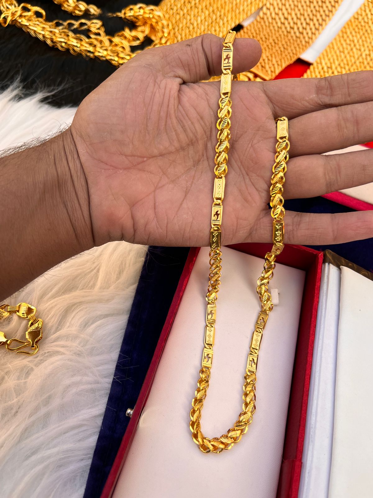 Navabi Chain Men's one gram gold Lautos Navabi Premium Quality Chain – Shoppingcart