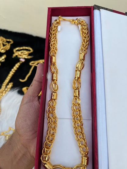 Gold Plated Heavy Design Chain Like Goldman