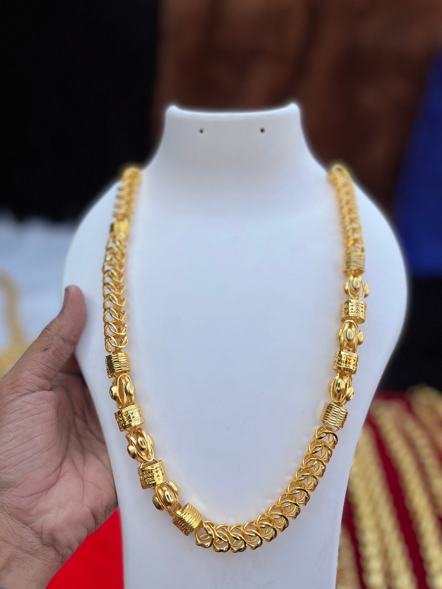 Men's Gold Plated Heavy Design Chain