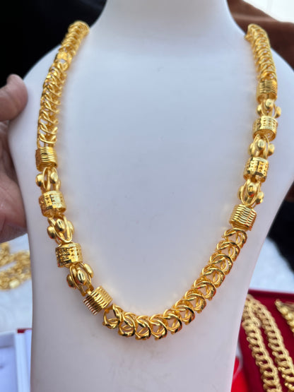 Men's Gold Plated Heavy Design Chain