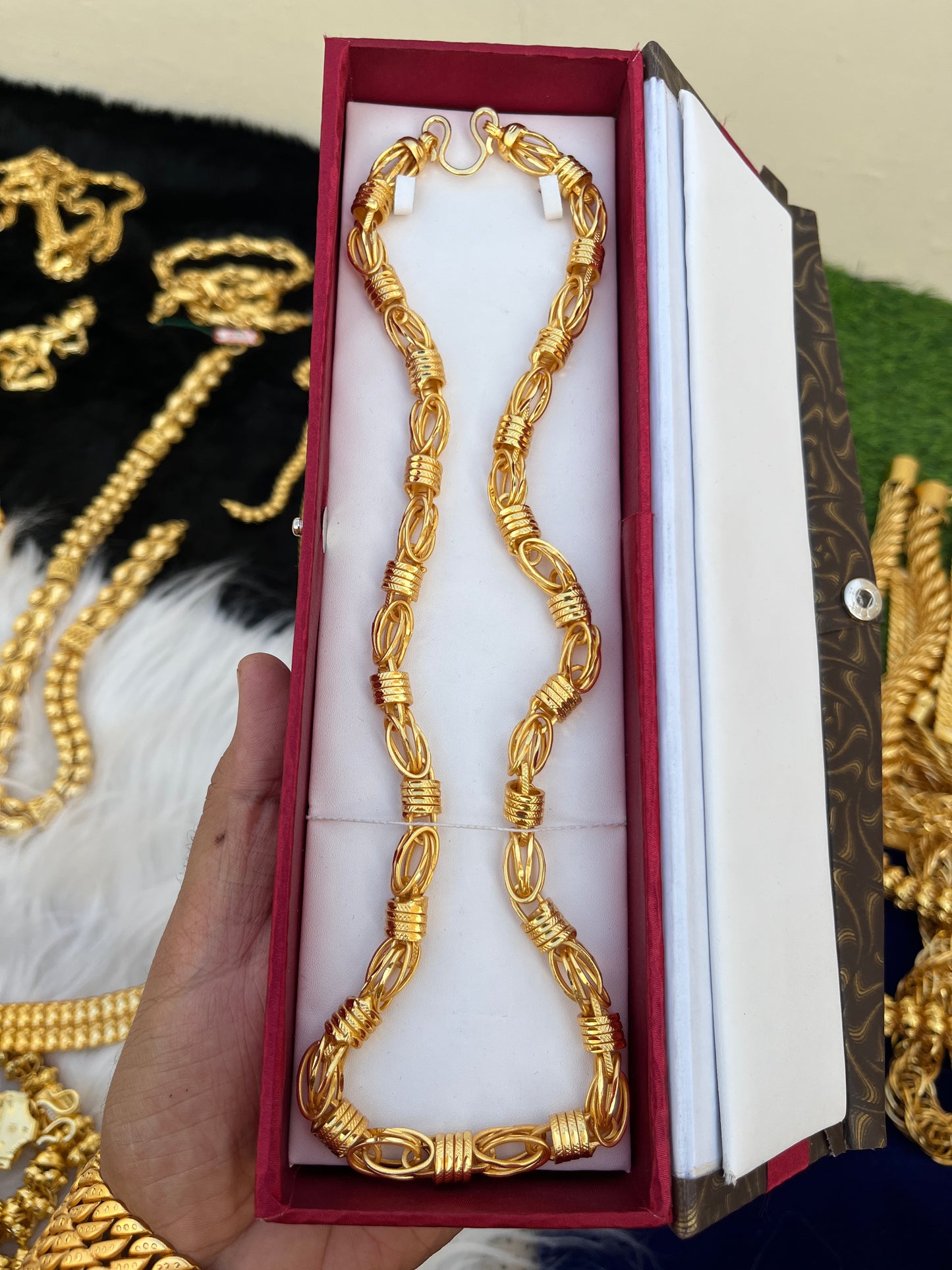 Gold Plated Heavy Indo Design Premium Quality Gold Polished Chain