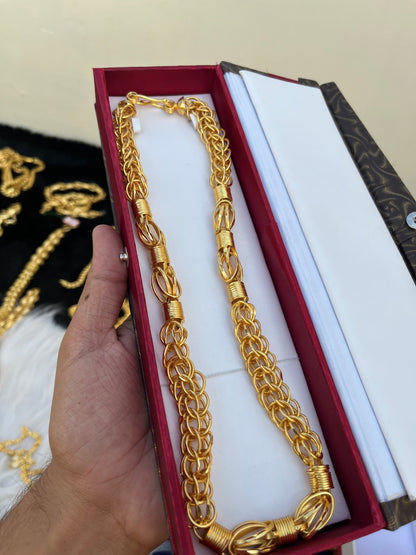 Gold Plated Heavy Design Chain Like Goldman