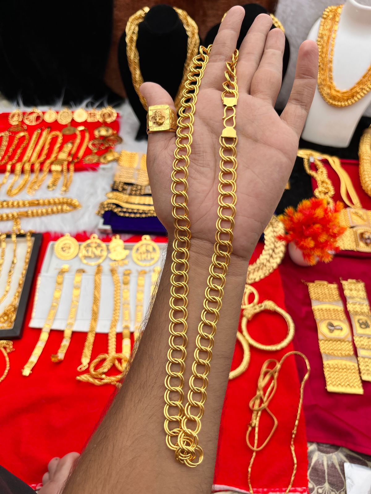 Kadi Design Men's one gram gold Premium slim Kadi design chain – Shoppingcart