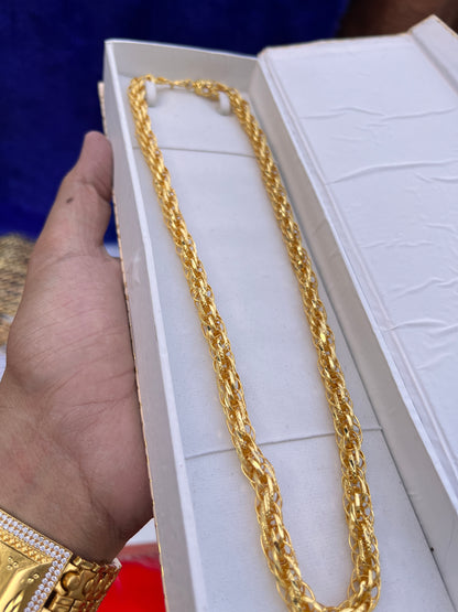 Men's Gold Plated Reguler Rassa chain