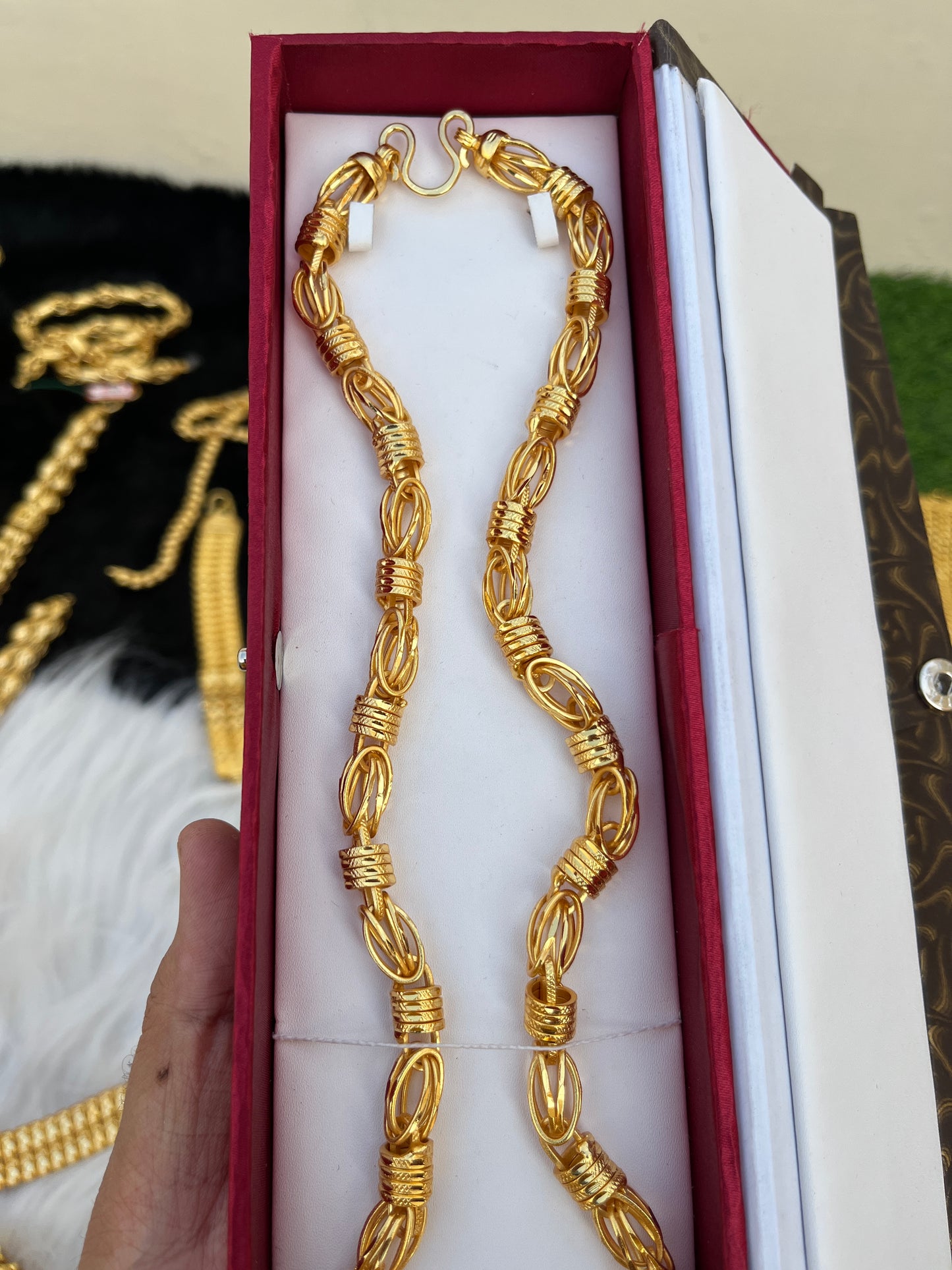 Gold Plated Heavy Indo Design Premium Quality Gold Polished Chain