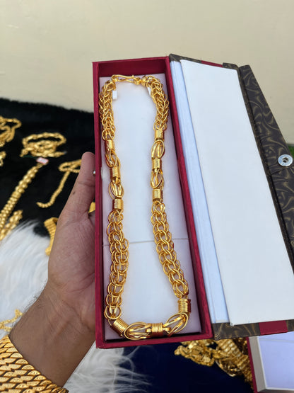 Gold Plated Heavy Design Chain Like Goldman