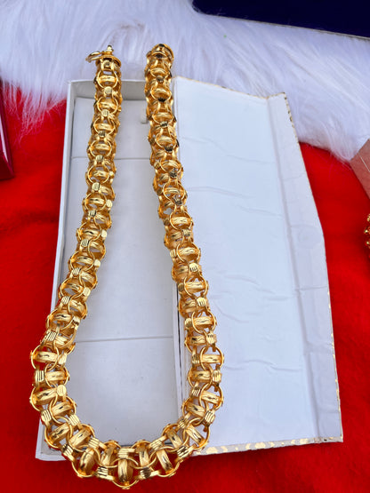 Men's Gold Plated Heavy Premium Chain