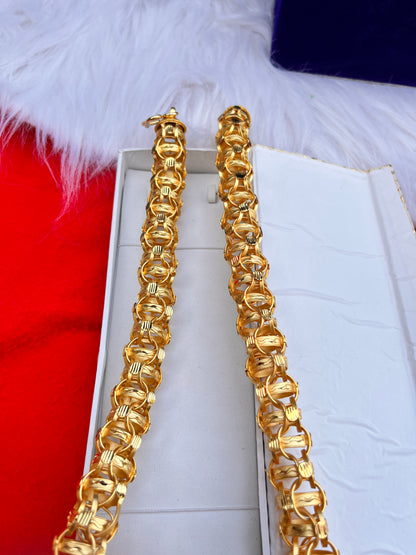 Men's Gold Plated Heavy Premium Chain