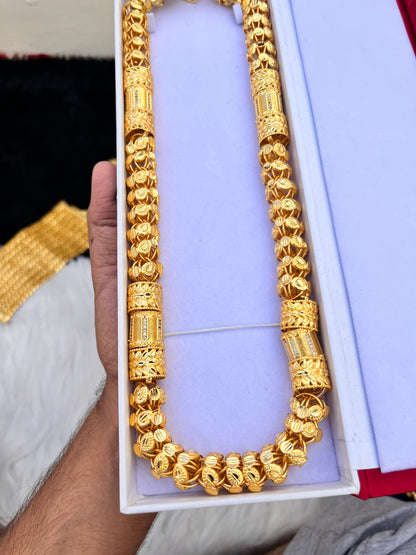 Gold Plated Heavy Daimond Chain For Mens