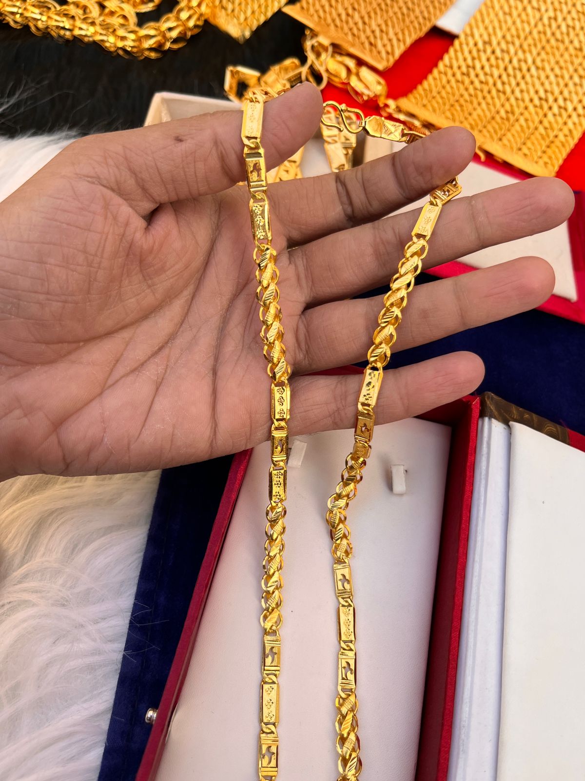 Navabi Chain Men's one gram gold Lautos Navabi Premium Quality Chain – Shoppingcart